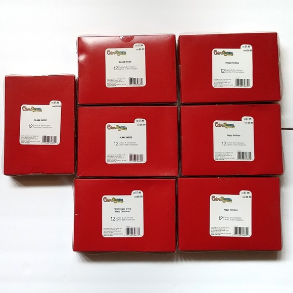 Coloring Christmas Cards 7 sets of 12 cards - Picture 2 of 8